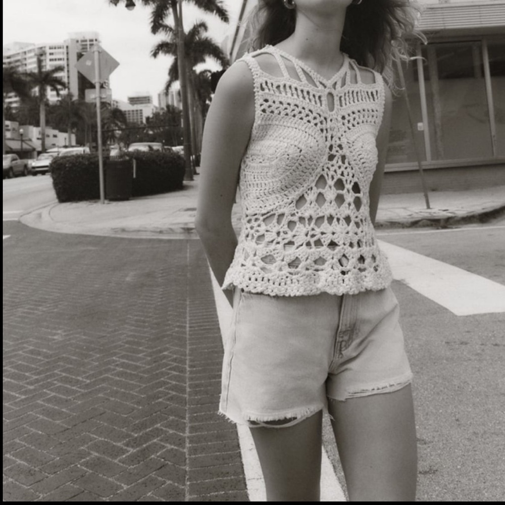Women's Light Blue Denim Shorts - Picture 5 of 12